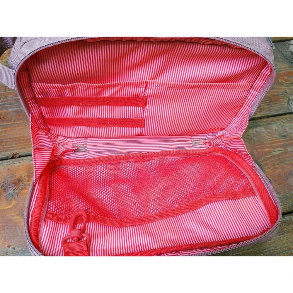 Herschel Supply Co. Chapter Travel Kit Ash Rose Pink Cosmetics Makeup